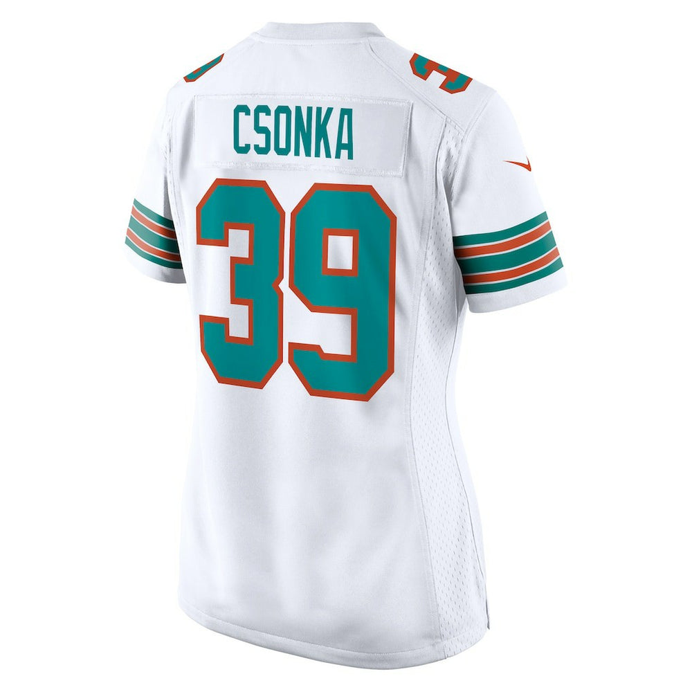 Larry Csonka Miami Dolphins Women's Retired Player Jersey - White | Nike for sale