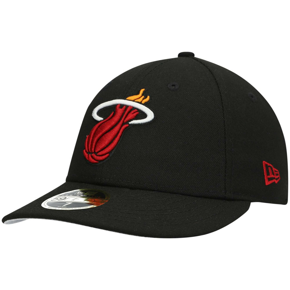 Miami Heat Team Low Profile 59FIFTY Fitted Hat - Black | New Era shop
