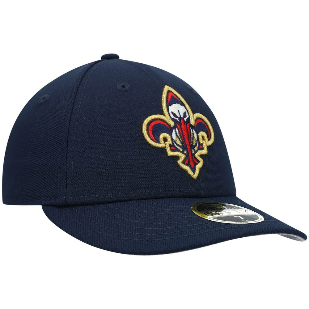 New Orleans Pelicans Team Logo Low Profile 59FIFTY Fitted Hat - Navy | New Era online
