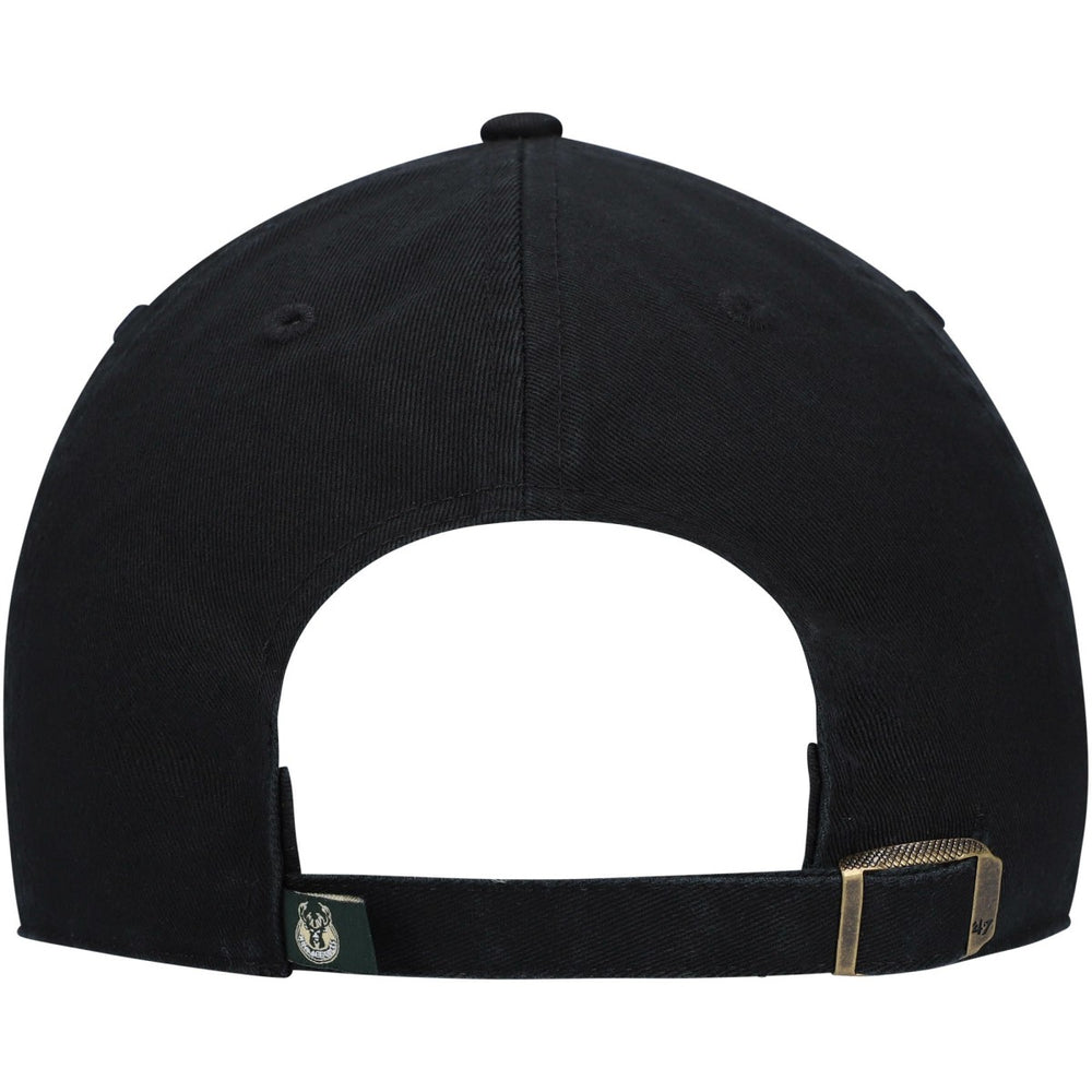 Milwaukee Bucks '47 Core Logo Clean Up Adjustable Hat - Black | 47 brand outlet