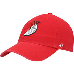 Portland Trail Blazers '47 Core Logo Clean Up Adjustable Hat - Red | 47 brand cheap