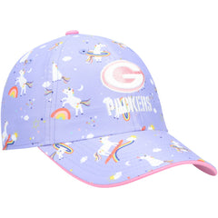 Green Bay Packers '47 Girls Preschool Unicorn Clean Up Adjustable Hat - Purple online
