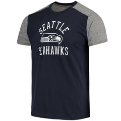 Seattle Seahawks Majestic Threads Field Goal Slub T-Shirt - College Navy/Gray cheap