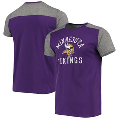 Minnesota Vikings Majestic Threads Field Goal Slub T-Shirt - Purple/Gray cheap