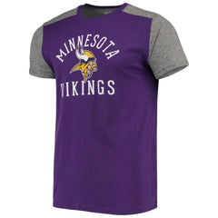 Minnesota Vikings Majestic Threads Field Goal Slub T-Shirt - Purple/Gray cheap