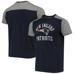 New England Patriots Majestic Threads Field Goal Slub T-Shirt - Navy/Gray online