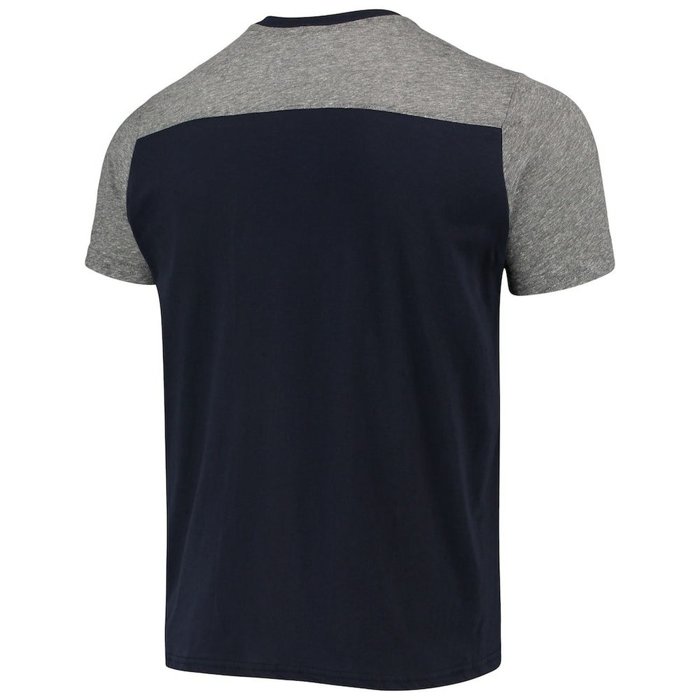 New England Patriots Majestic Threads Field Goal Slub T-Shirt - Navy/Gray online