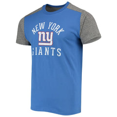 New York Giants Majestic Threads Field Goal Slub T-Shirt - Royal/Gray on sale