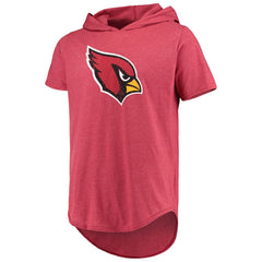Arizona Cardinals Majestic Threads Primary Logo Tri-Blend Hoodie T-Shirt - Cardinal online