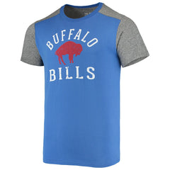 Buffalo Bills Majestic Threads Gridiron Classics Field Goal Slub T-Shirt - Royal/Heathered Gray outlet