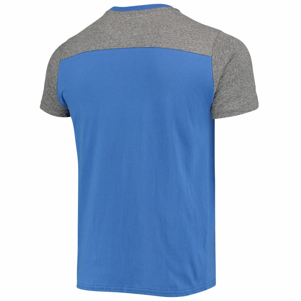 New York Giants Majestic Threads Gridiron Classics Field Goal Slub T-Shirt - Royal/Heathered Gray sale