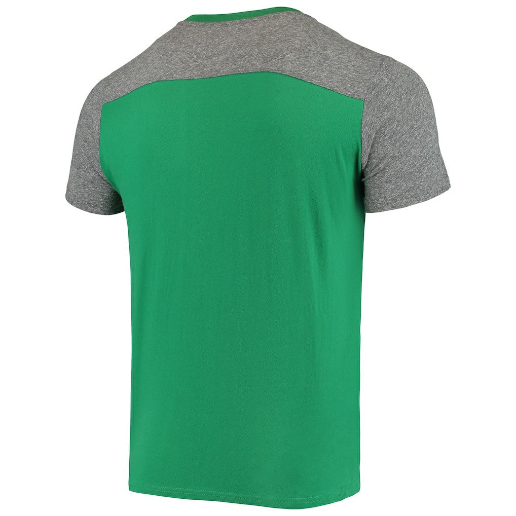 New York Jets Majestic Threads Gridiron Classics Field Goal Slub T-Shirt - Kelly Green/Heathered Gray online