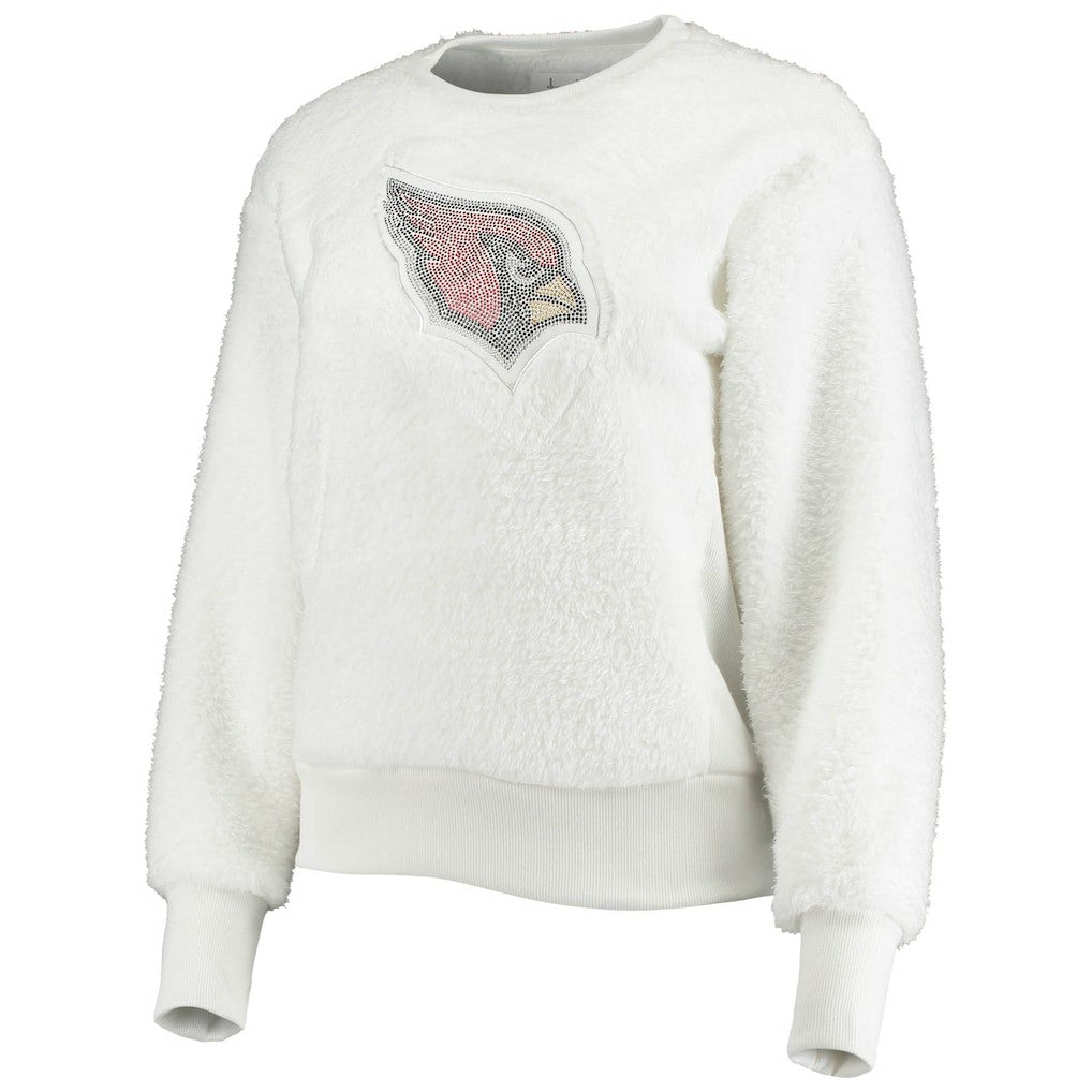 Arizona Cardinals Touch Women's Milestone Tracker Pullover Sweatshirt - White on sale