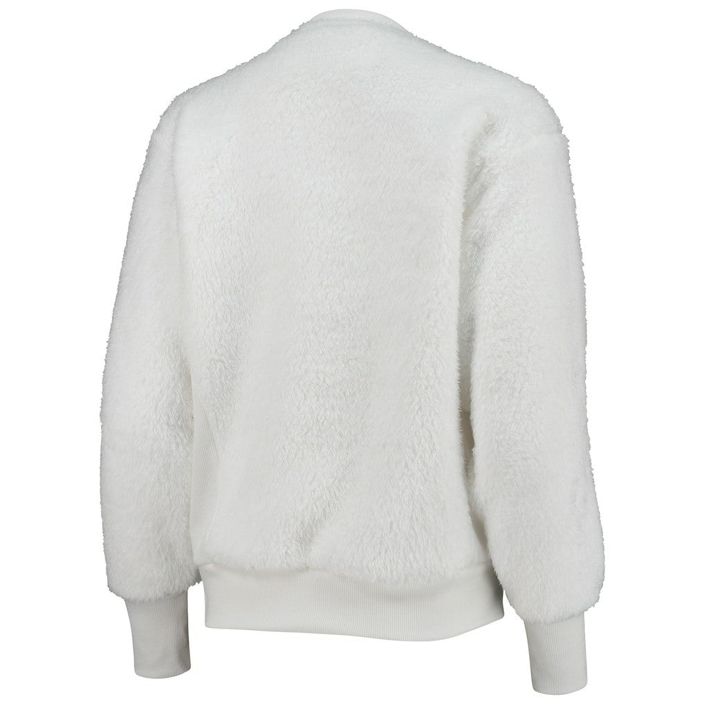 Carolina Panthers Touch Women's Milestone Tracker Pullover Sweatshirt - White discount