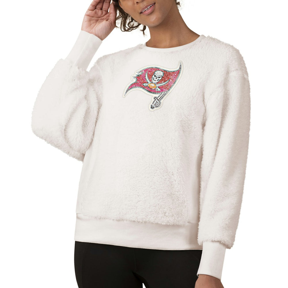 Tampa Bay Buccaneers Touch Women's Milestone Tracker Pullover Sweatshirt - White online