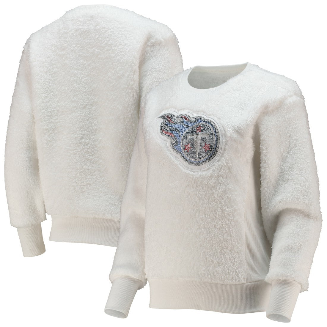 Tennessee Titans Touch Women's Milestone Tracker Pullover Sweatshirt - White sale