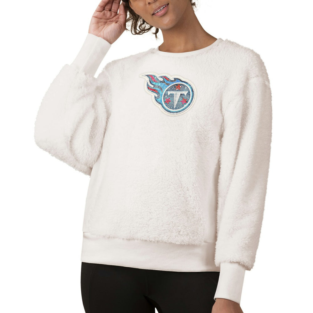 Tennessee Titans Touch Women's Milestone Tracker Pullover Sweatshirt - White sale
