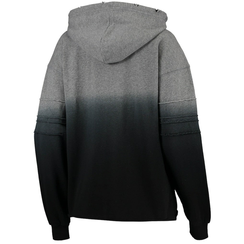 Pittsburgh Steelers Touch Women's Superstar Dip-Dye Pullover Hoodie - Heathered Gray/Black discount