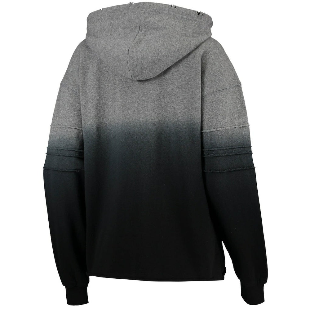 Pittsburgh Steelers Touch Women's Superstar Dip-Dye Pullover Hoodie - Heathered Gray/Black discount
