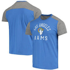 Los Angeles Rams Majestic Threads Field Goal Slub T-Shirt - Royal/Gray online