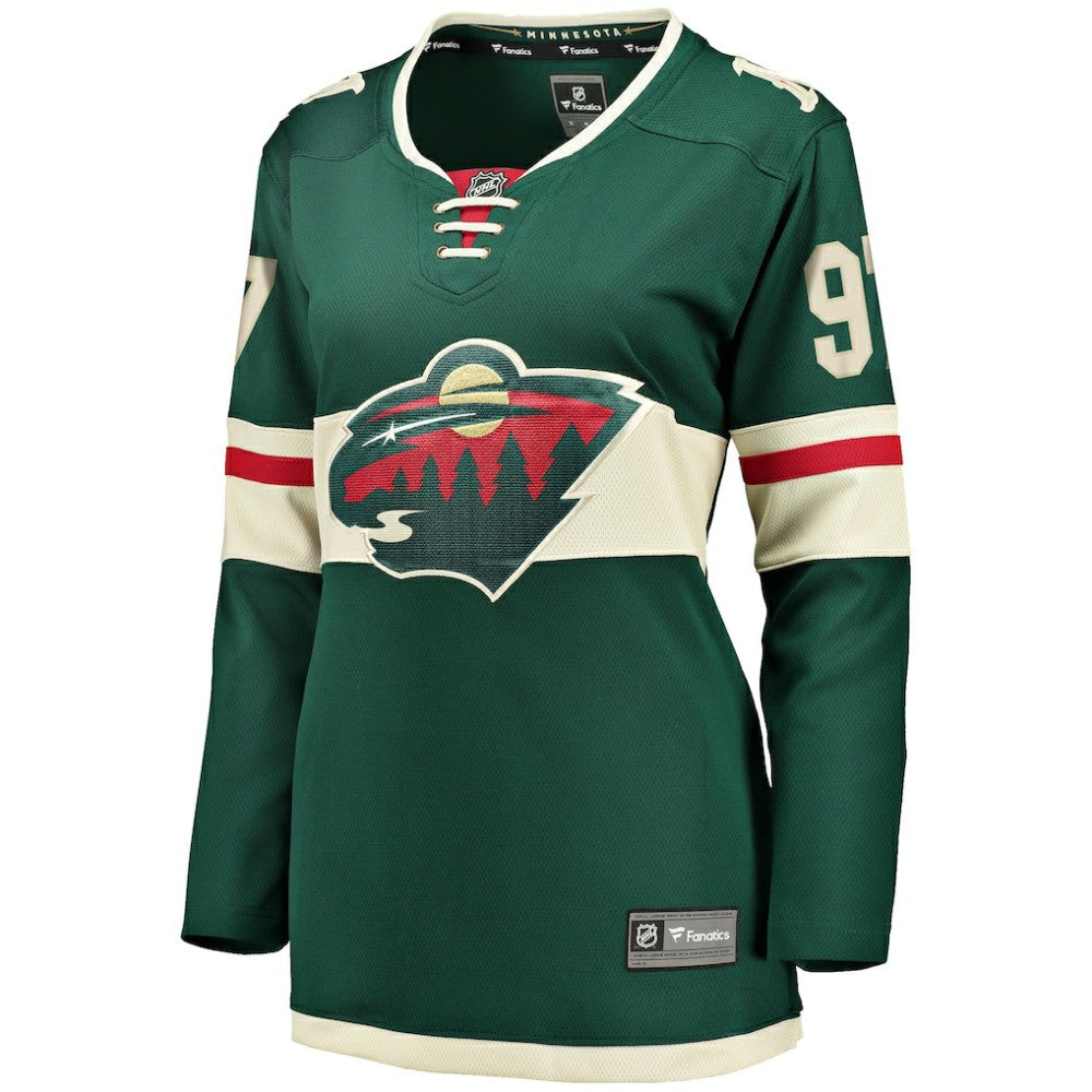 Kirill Kaprizov Minnesota Wild Fanatics Women's Home Breakaway Replica Jersey Green