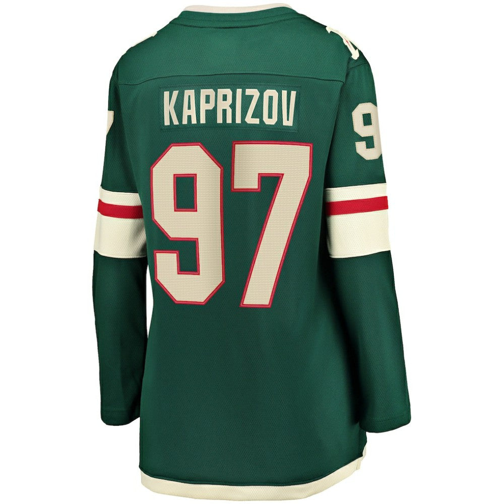 Kirill Kaprizov Minnesota Wild Fanatics Women's Home Breakaway Replica Jersey Green