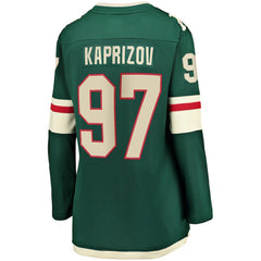 Kirill Kaprizov Minnesota Wild Fanatics Women's Home Breakaway Replica Jersey Green