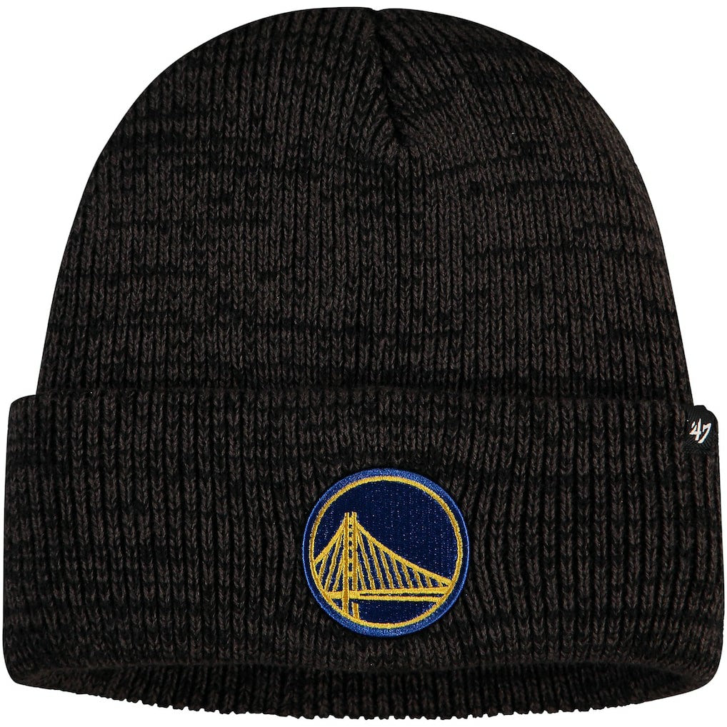 Golden State Warriors '47 Brain Freeze Cuffed Knit Hat sale - Black | 47 brand outlet