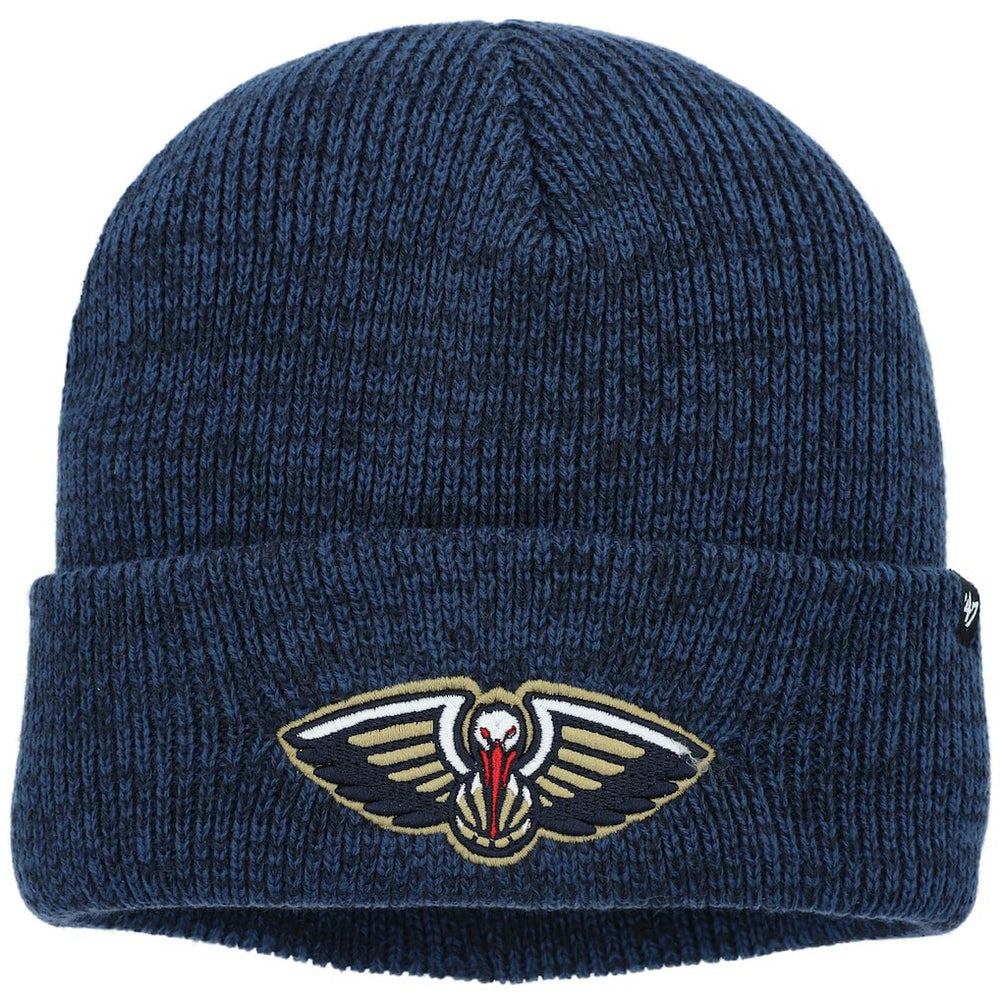 New Orleans Pelicans '47 Brain Freeze Cuffed Knit Hat - Navy | 47 brand outlet