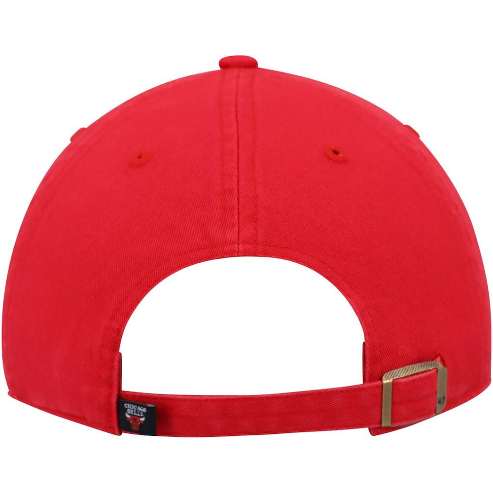 Chicago Bulls '47 Core Logo Clean Up Adjustable Hat - Red | 47 brand sale