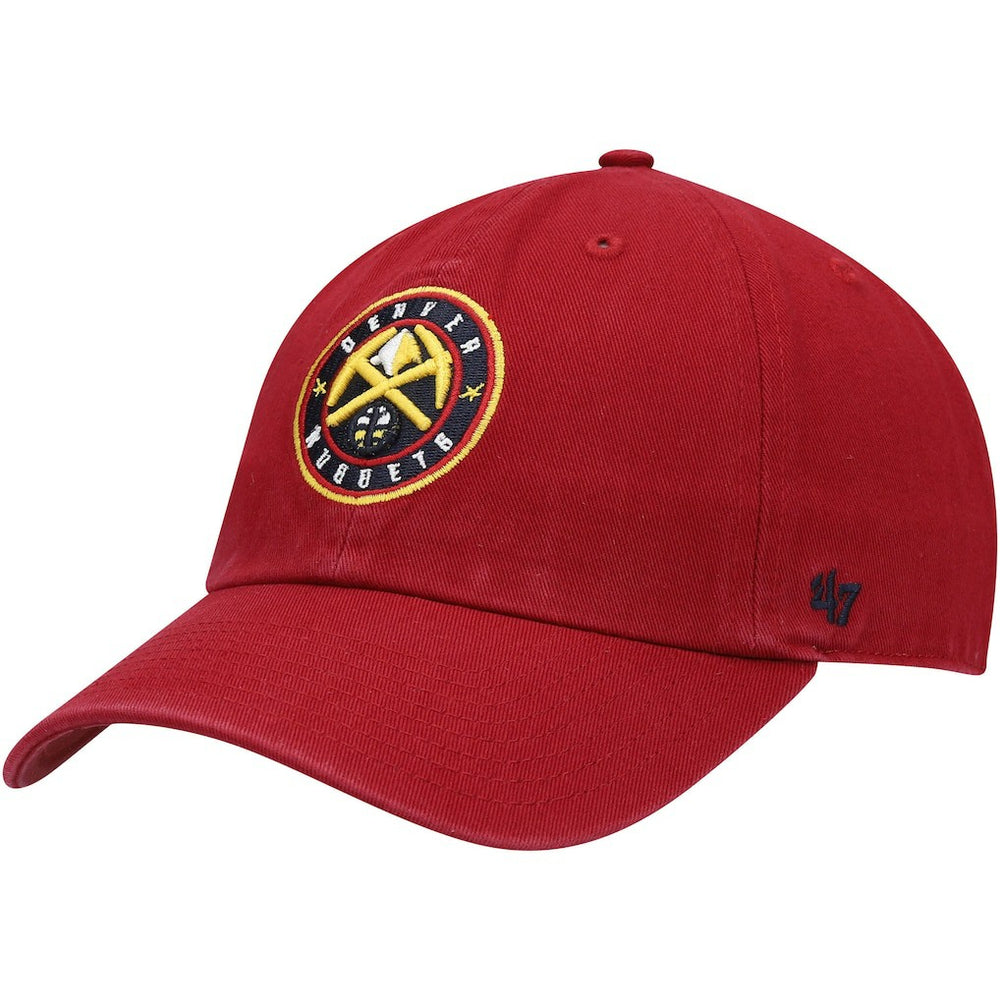 Denver Nuggets '47 Core Logo Clean Up Adjustable Hat sale - Red | 47 brand for sale