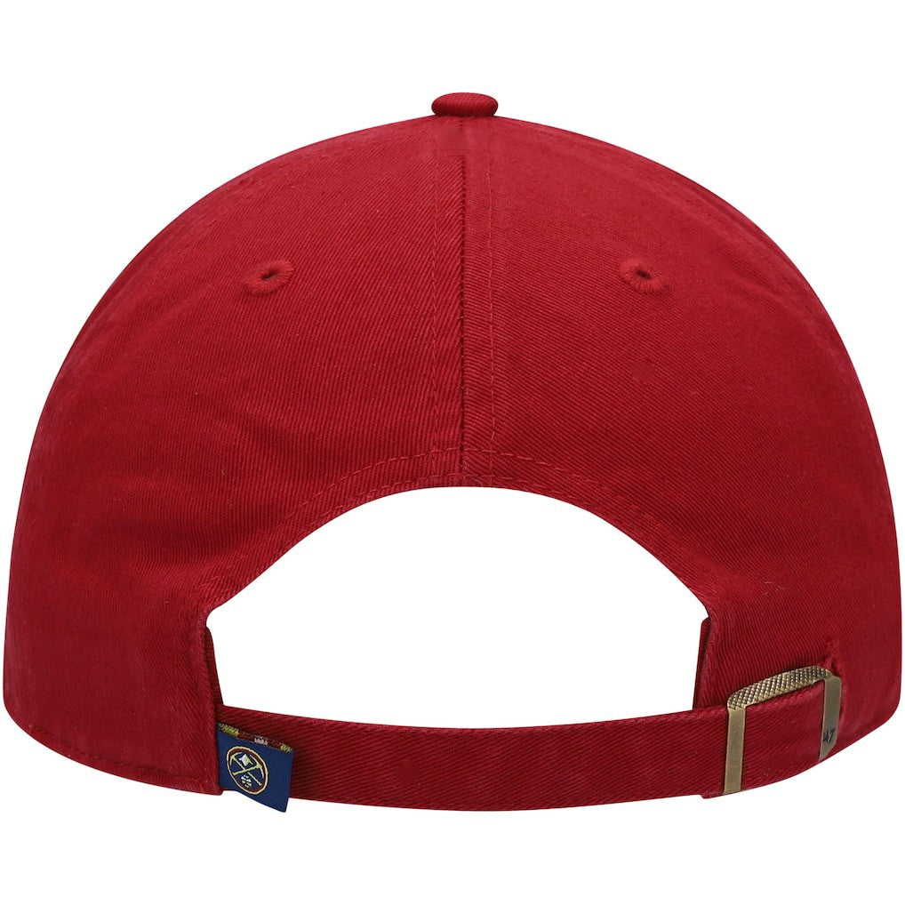 Denver Nuggets '47 Core Logo Clean Up Adjustable Hat sale - Red | 47 brand for sale