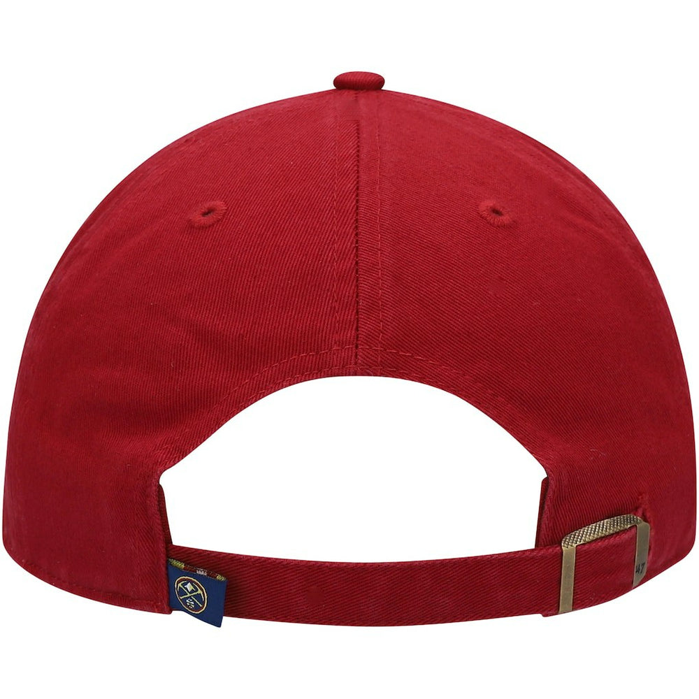 Denver Nuggets '47 Core Logo Clean Up Adjustable Hat sale - Red | 47 brand for sale
