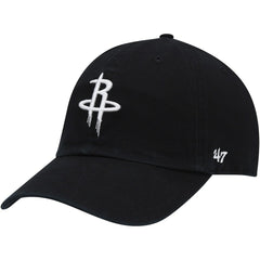Houston Rockets '47 Core Logo Clean Up Adjustable Hat sale - Black | 47 brand on sale