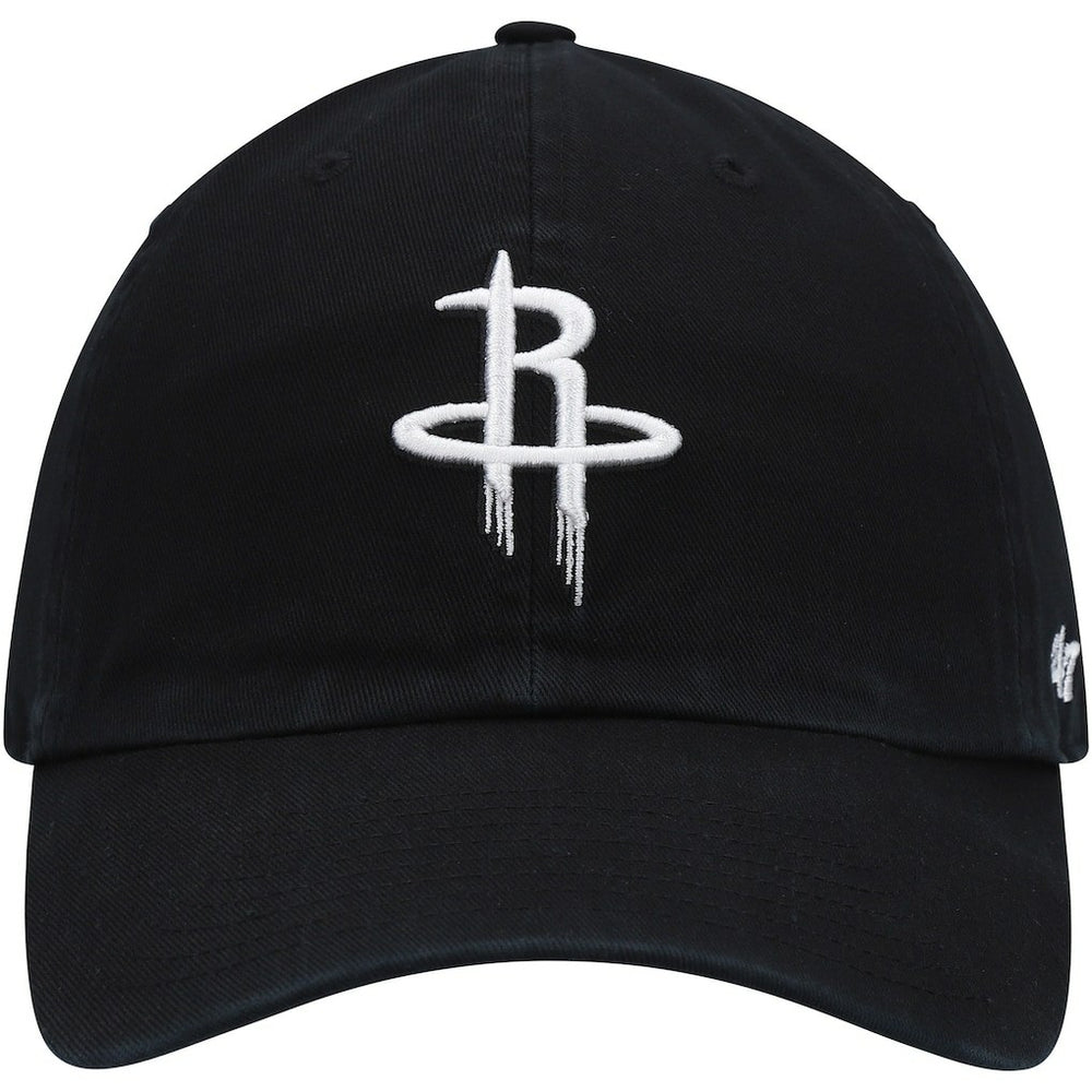 Houston Rockets '47 Core Logo Clean Up Adjustable Hat sale - Black | 47 brand on sale