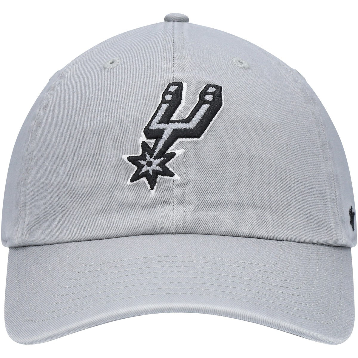 San Antonio Spurs '47 Core Logo Clean Up Adjustable Hat - Gray | 47 brand for sale