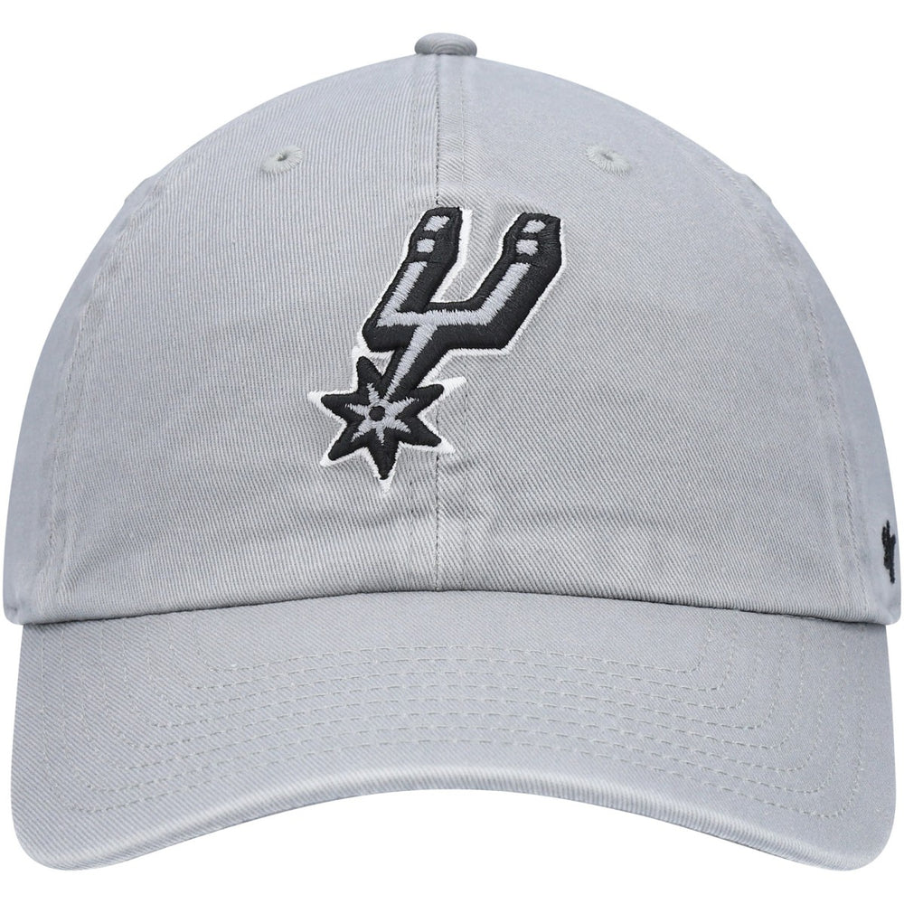 San Antonio Spurs '47 Core Logo Clean Up Adjustable Hat - Gray | 47 brand for sale