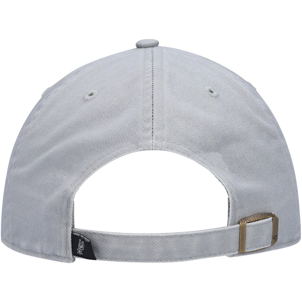 San Antonio Spurs '47 Core Logo Clean Up Adjustable Hat - Gray | 47 brand for sale