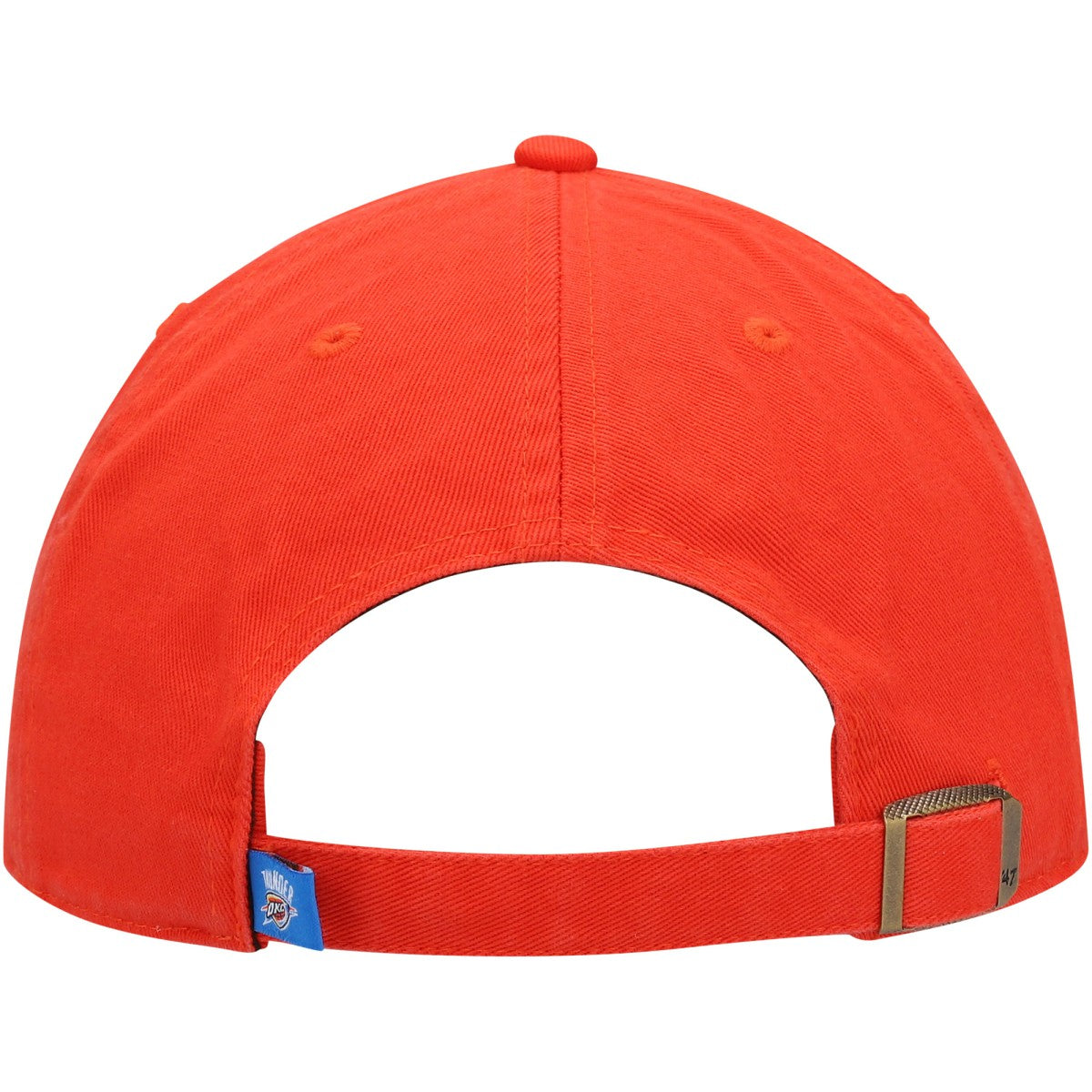 Oklahoma City Thunder '47 Core Logo Clean Up Adjustable Hat - Orange | 47 brand shop