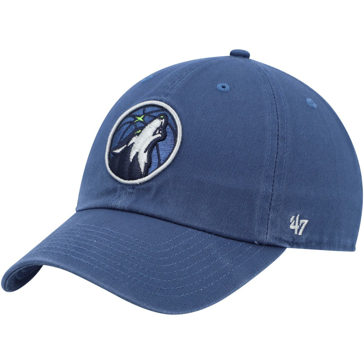 Minnesota Timberwolves '47 Core Logo Clean Up Adjustable Hat - Blue | 47 brand online