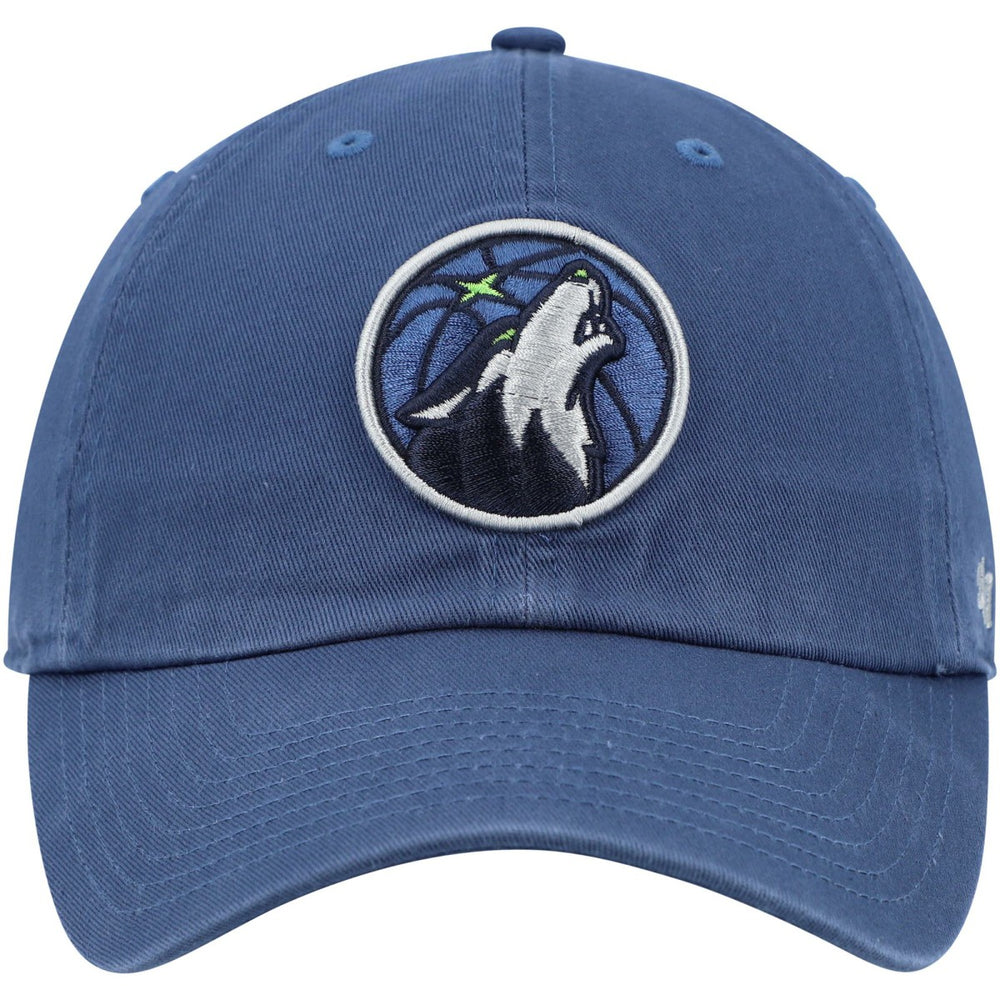 Minnesota Timberwolves '47 Core Logo Clean Up Adjustable Hat - Blue | 47 brand online