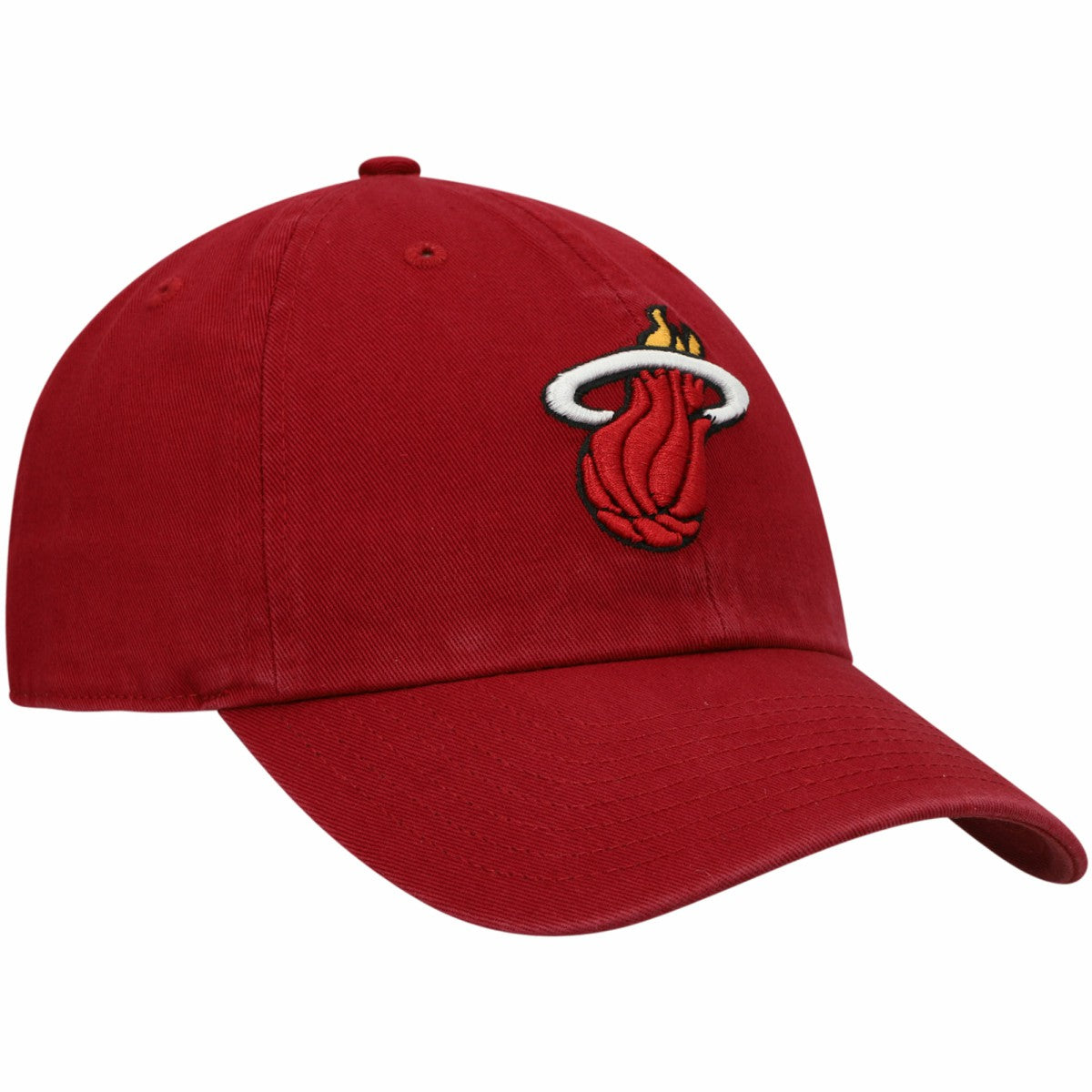 Miami Heat '47 Core Logo Clean Up Adjustable Hat - Red | 47 brand outlet