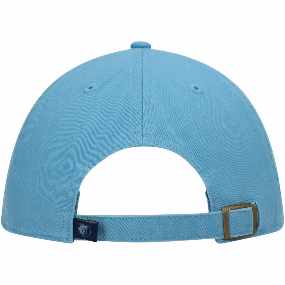 Memphis Grizzlies '47 Core Logo Clean Up Adjustable Hat - Light Blue | 47 brand sale