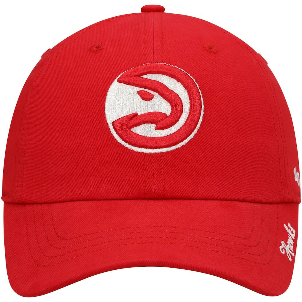 Atlanta Hawks '47 Women's Miata Clean Up Logo Adjustable Hat - Red | 47 brand shop