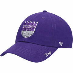Sacramento Kings '47 Women's Miata Clean Up Logo Adjustable Hat - Purple | 47 brand shop