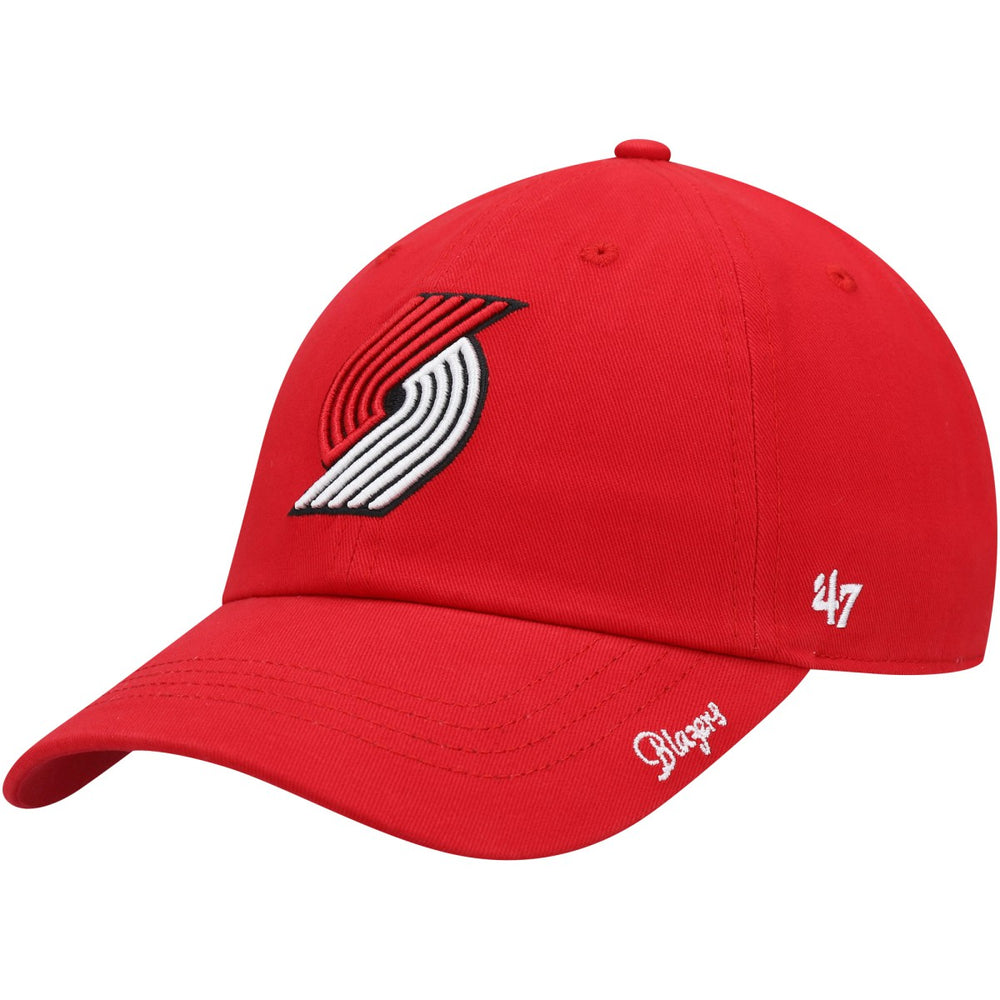 Portland Trail Blazers '47 Women's Miata Clean Up Logo Adjustable Hat - Red | 47 brand online