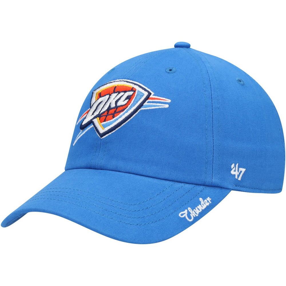 Oklahoma City Thunder '47 Women's Miata Clean Up Logo Adjustable Hat - Blue | 47 brand for sale