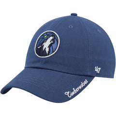 Minnesota Timberwolves '47 Women's Miata Clean Up Logo Adjustable Hat - Navy | 47 brand outlet