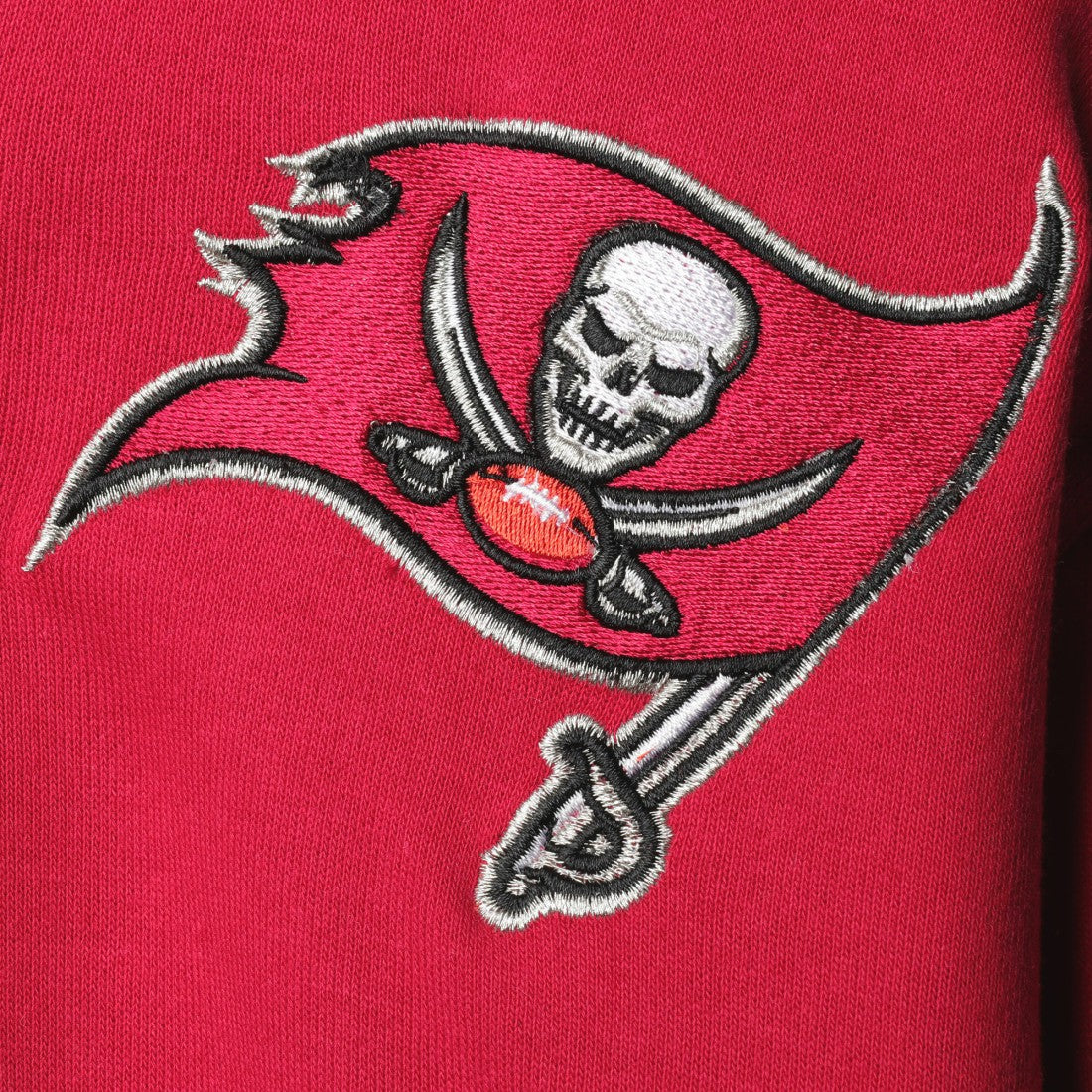 Tampa Bay Buccaneers Starter Playoffs Color Block Full-Zip Hoodie - Red/Pewter discount