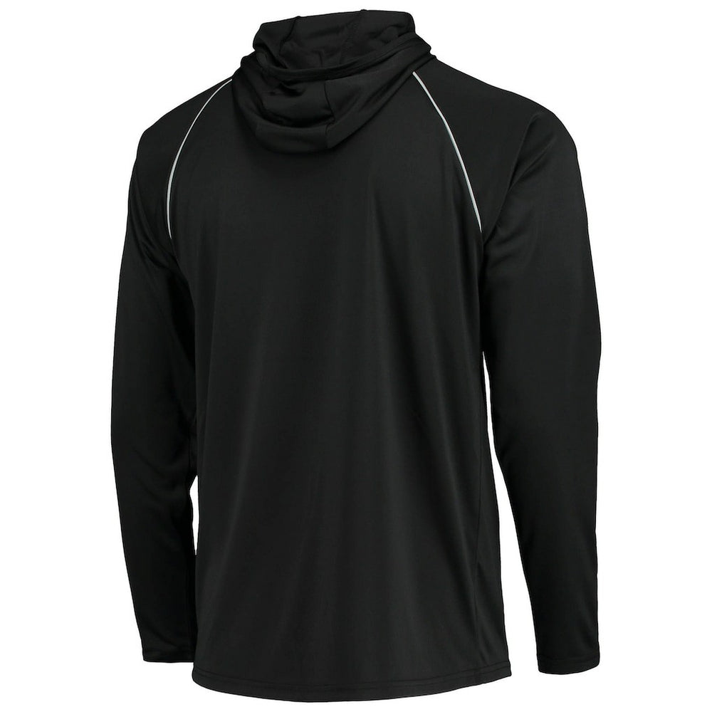Las Vegas Raiders Starter Raglan Long Sleeve Hoodie T-Shirt - Black online